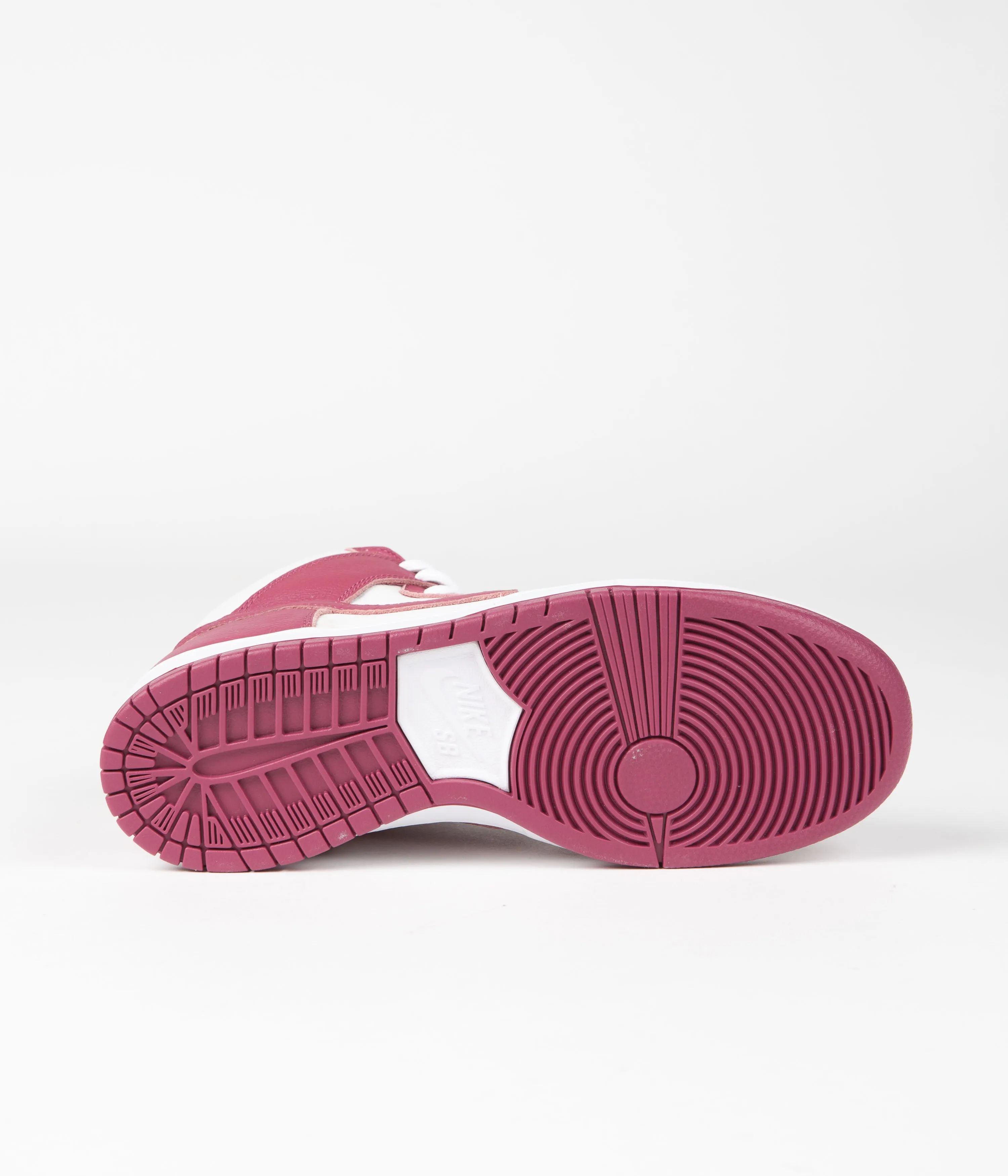 Nike SB Orange Label Dunk High Pro Shoes - Sweet Beet / Sweet Beet - White - Sweet Beet