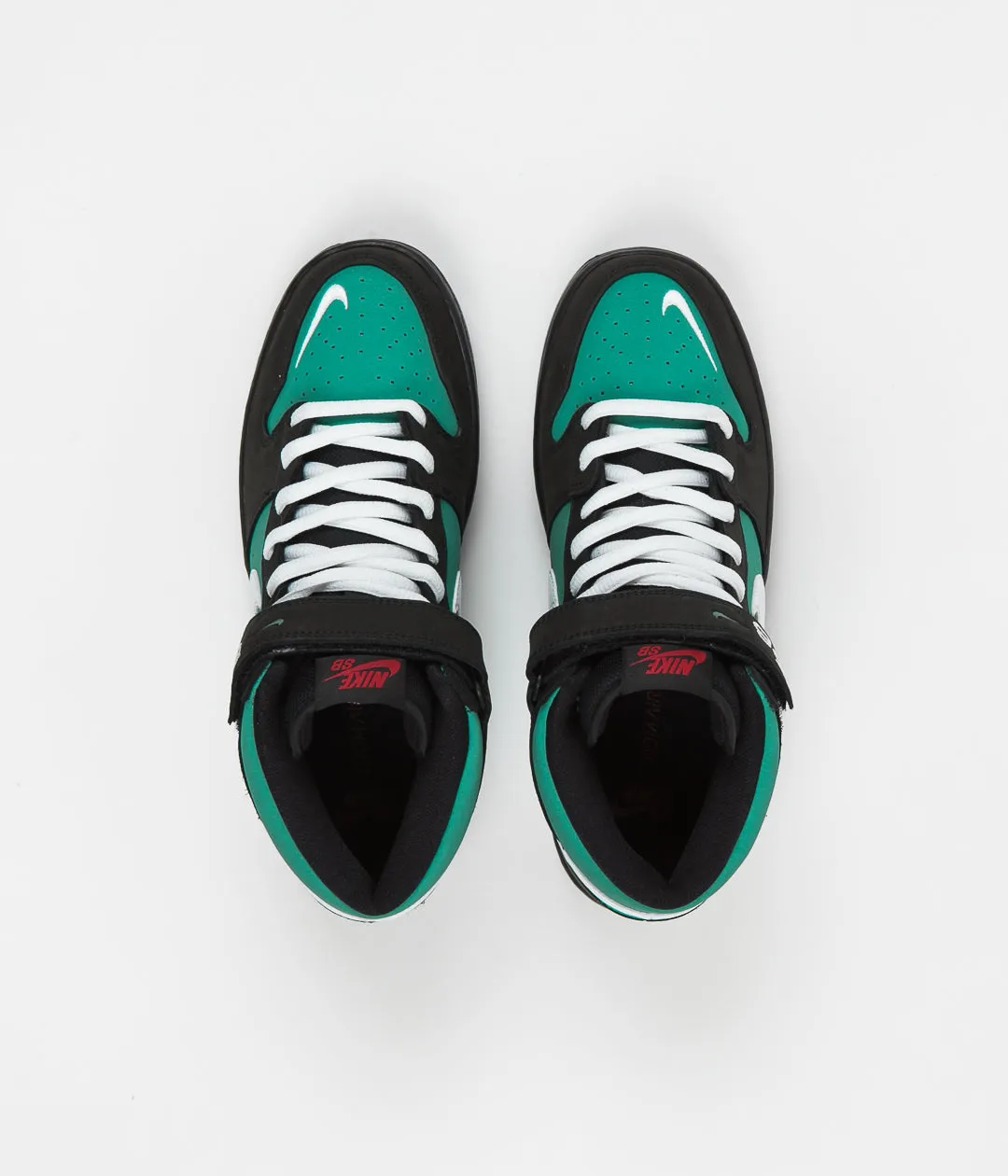 Nike SB Orange Label Dunk Mid Pro 'Griffey Jr' Shoes - Black / White - Black - Fresh Water