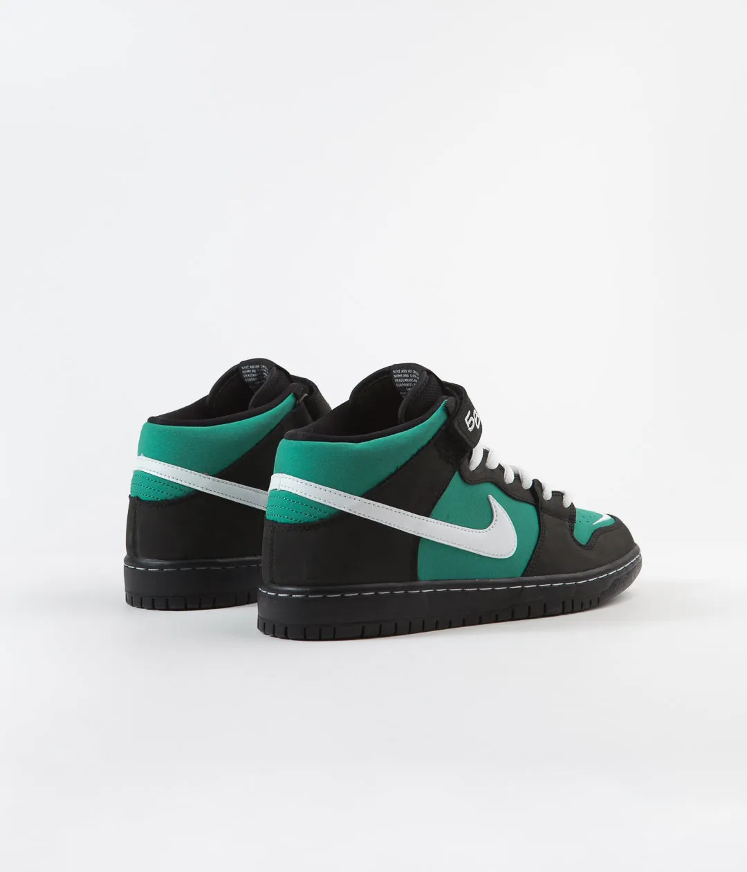 Nike SB Orange Label Dunk Mid Pro 'Griffey Jr' Shoes - Black / White - Black - Fresh Water
