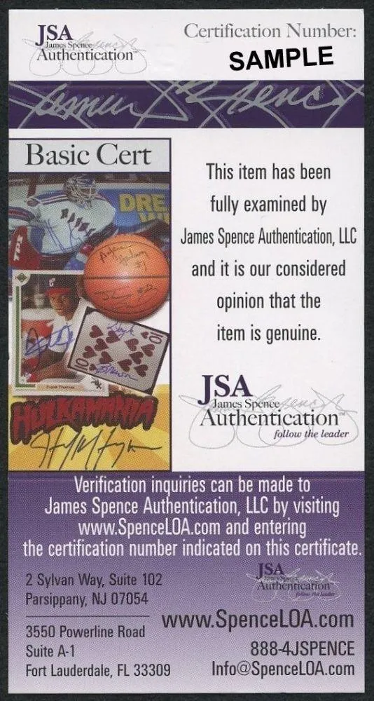 Ottis Anderson Pro Style Autographed Football Jersey White (JSA)