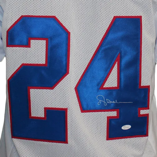 Ottis Anderson Pro Style Autographed Football Jersey White (JSA)