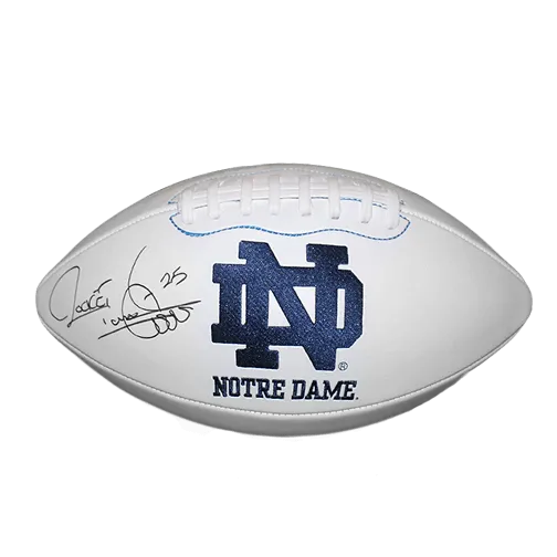 Rocket Ismail #25 Notre Dame Fighting Irish Football (JSA)