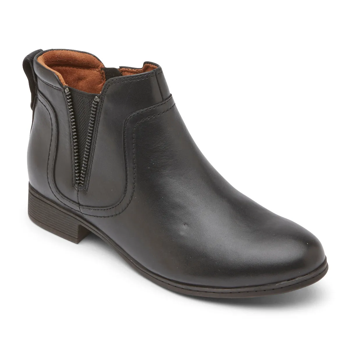Rockport Women's Crosbie Gore Bootie - Black
