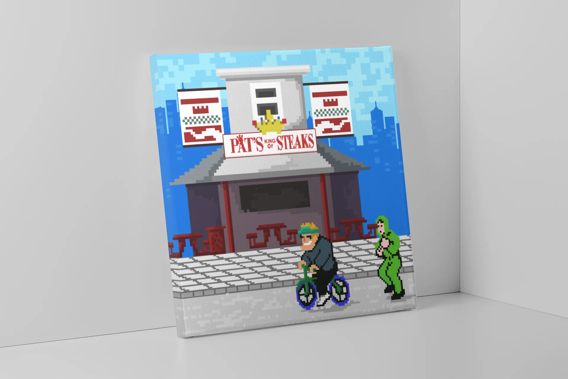 Saint Nick Training Canvas | Saint Nick Philly Cheesesteak Training Wall Canvas