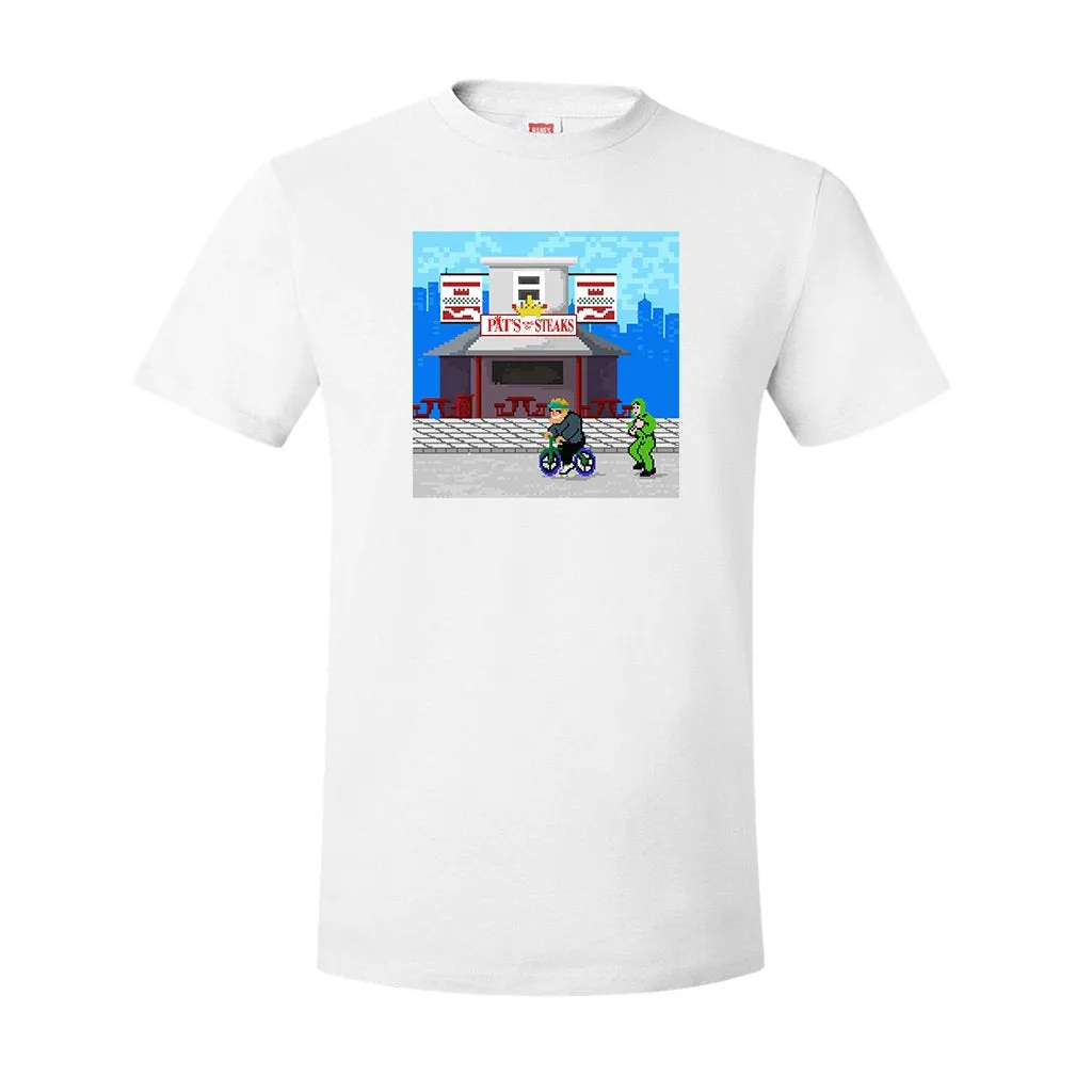 Saint Nick Training T-Shirt | Saint Nick Philly Cheesesteak Training White T-Shirt