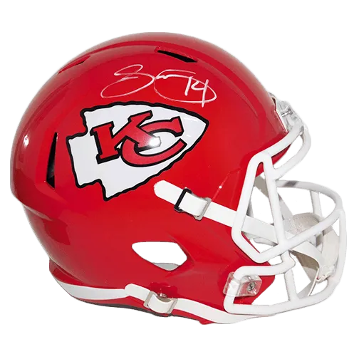 Sammy Watkins Kansas City Chiefs Autographed Full Size Red Speed Football Helmet (Beckett)