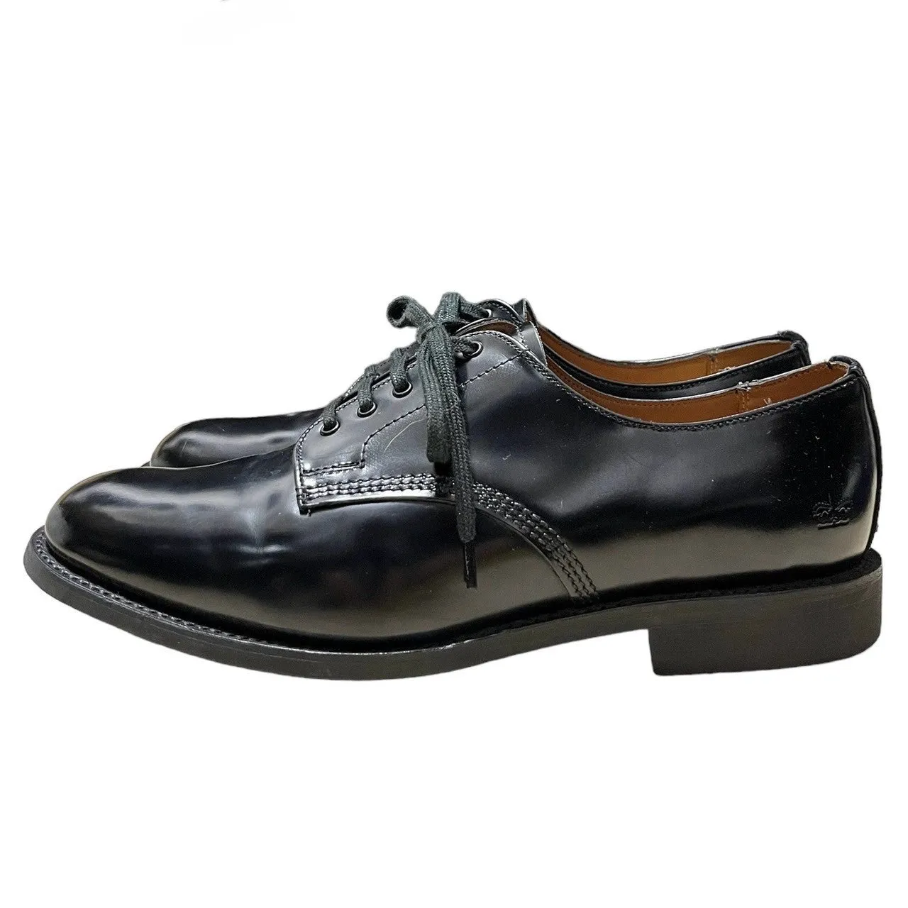 SANDERS サンダース 2246B MILITARY OFFICER SHOE ブラックポリッシュドレザーシューズ