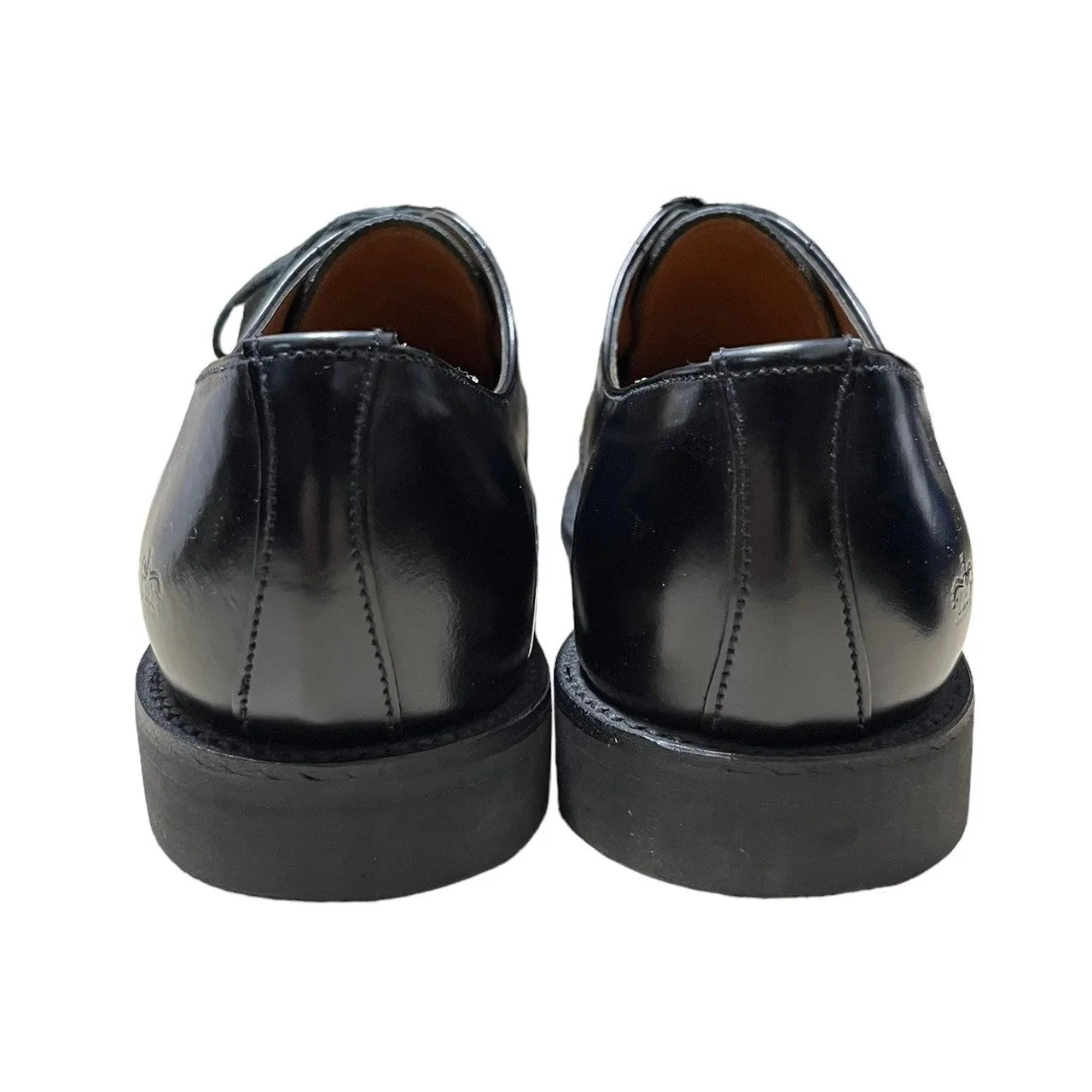 SANDERS サンダース 2246B MILITARY OFFICER SHOE ブラックポリッシュドレザーシューズ