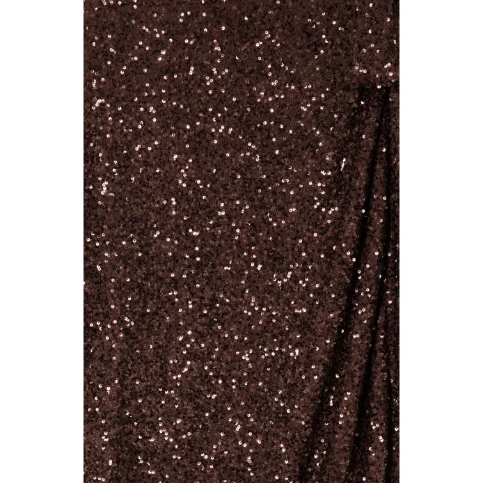 Sequin Jaspre Skirt Chocolate