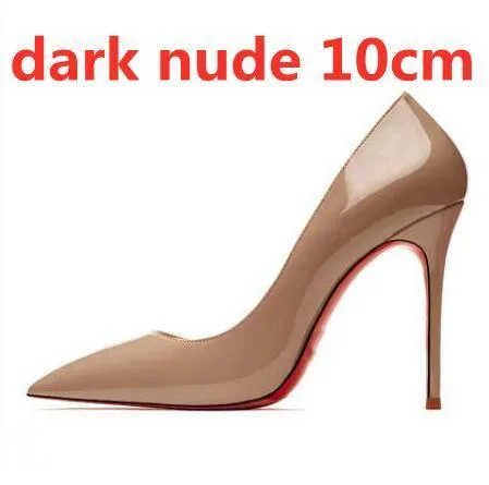 SEXEMARA Classic Patent Leather Multi Choice Heel Stiletto Shoes