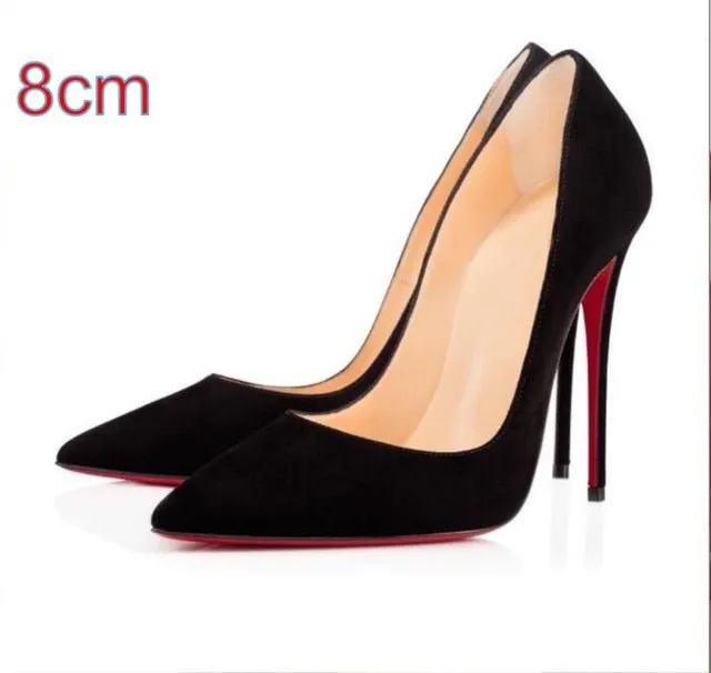 SEXEMARA Classic Patent Leather Multi Choice Heel Stiletto Shoes