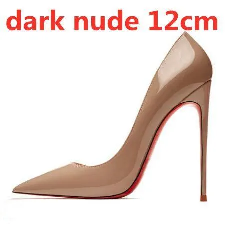 SEXEMARA Classic Patent Leather Multi Choice Heel Stiletto Shoes