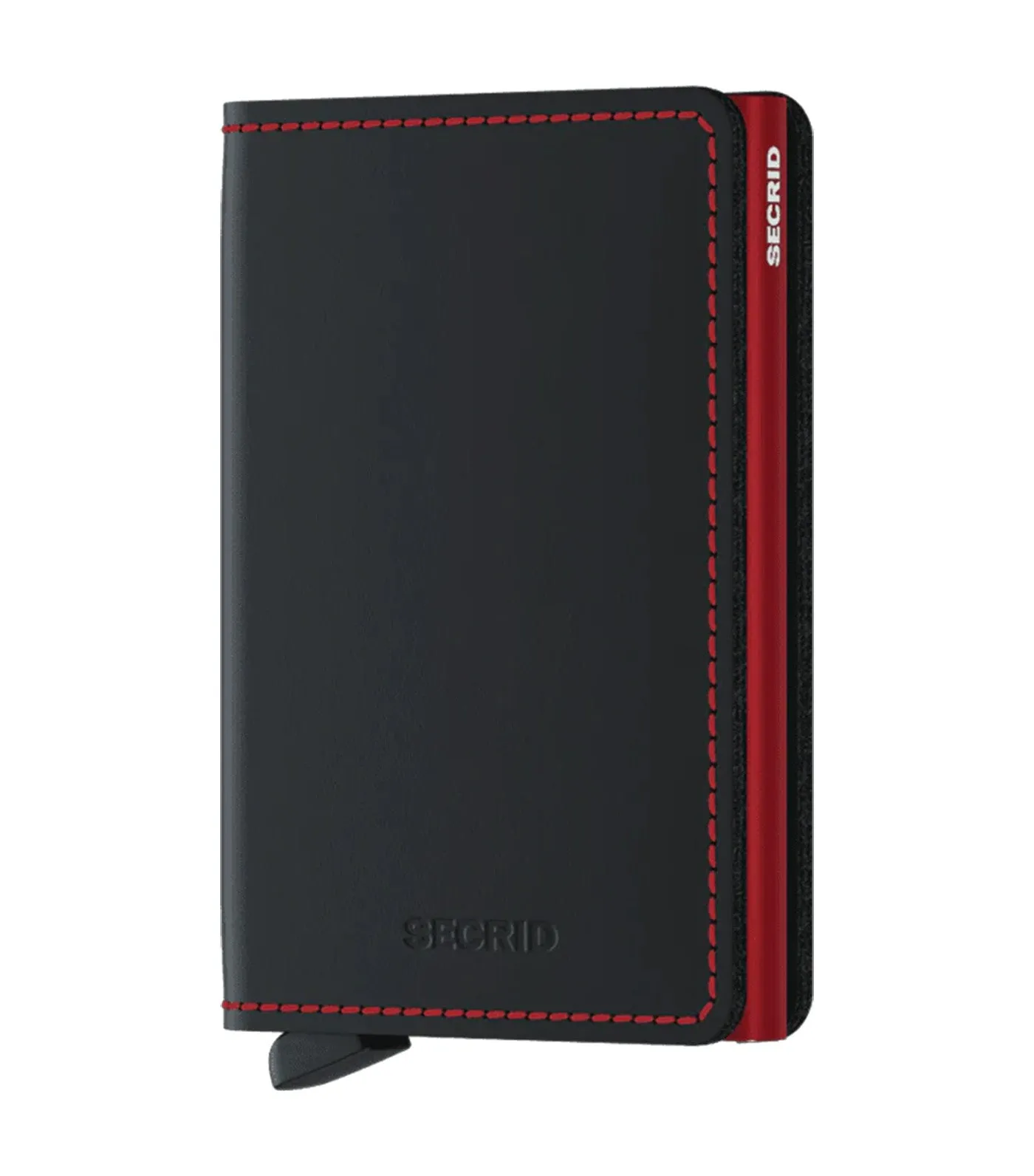 Slim Wallet Matte Black/Red
