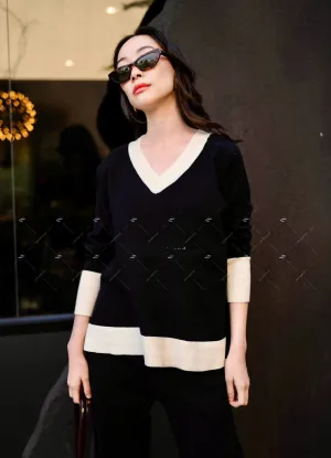 The istanbul Co-ord ( Set of 2) Black