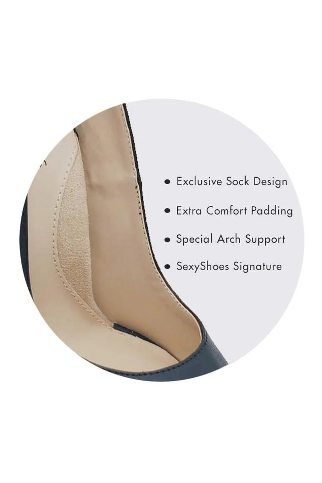 V-Shaped Topline Cute Scalloped Detailed Pump