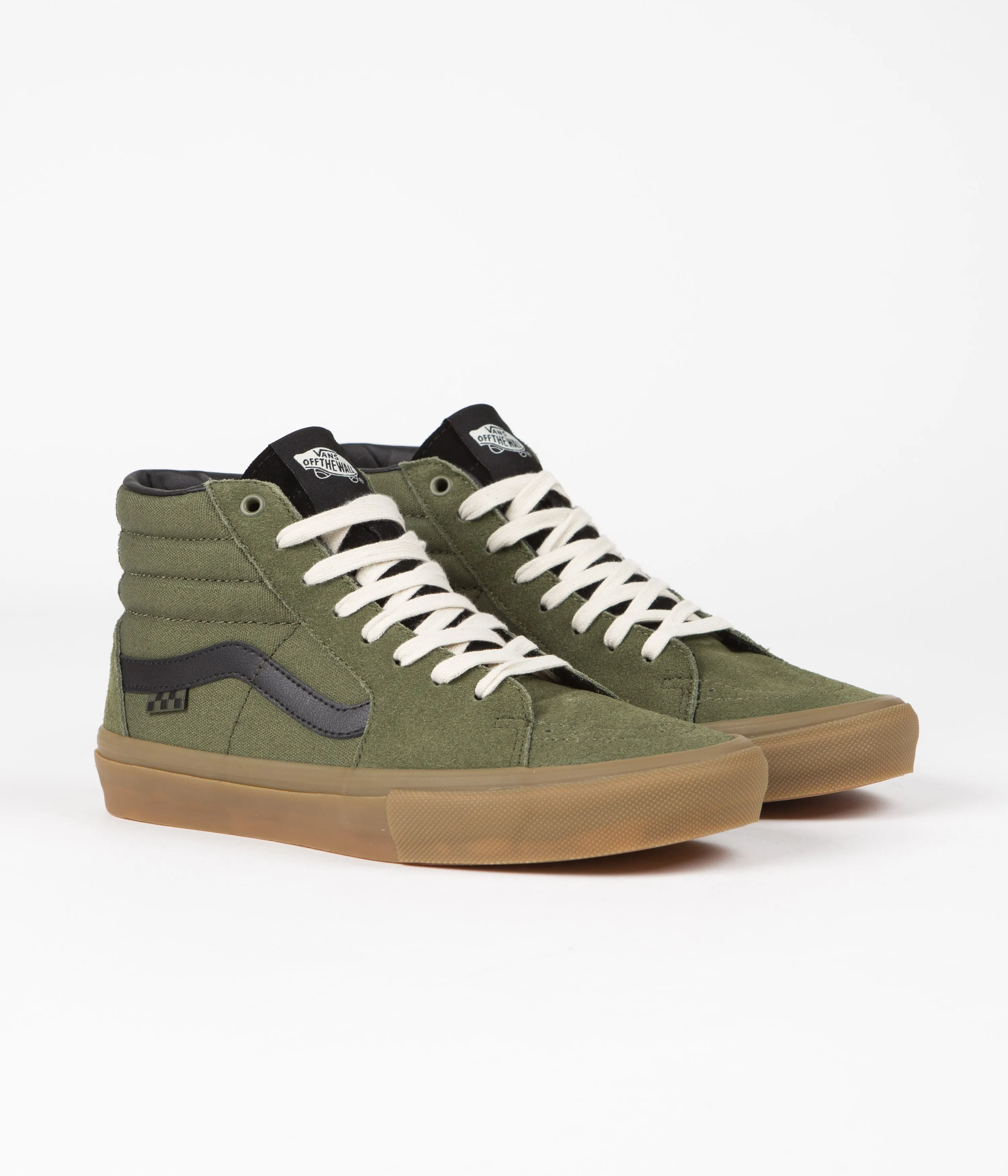 Vans Skate SK8-Hi Shoes - Green / Gum
