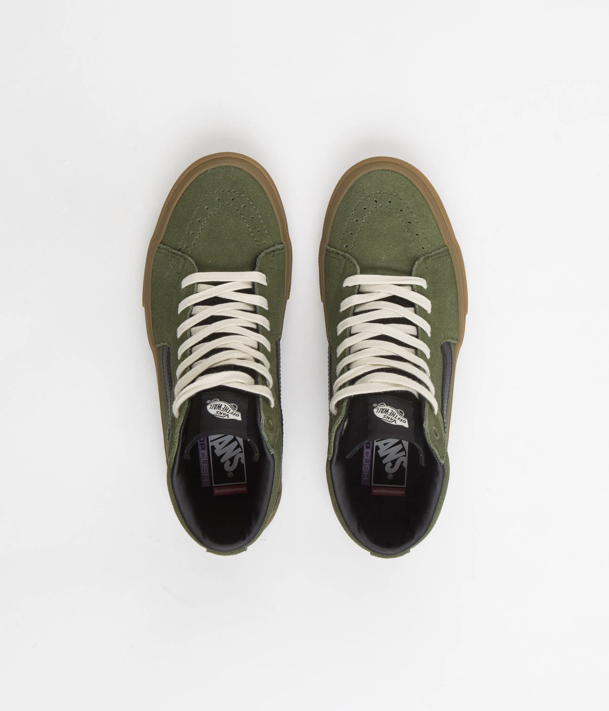 Vans Skate SK8-Hi Shoes - Green / Gum