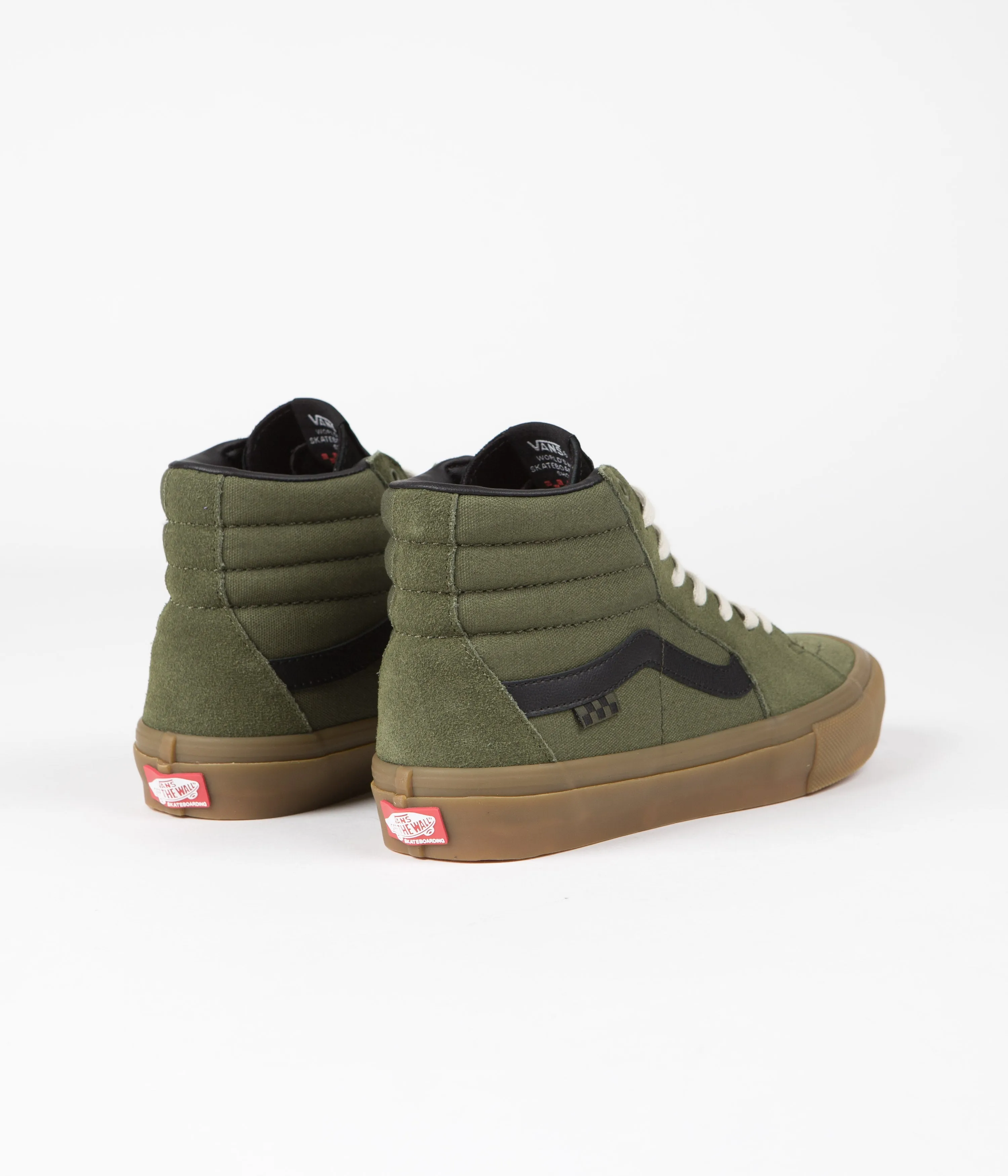 Vans Skate SK8-Hi Shoes - Green / Gum