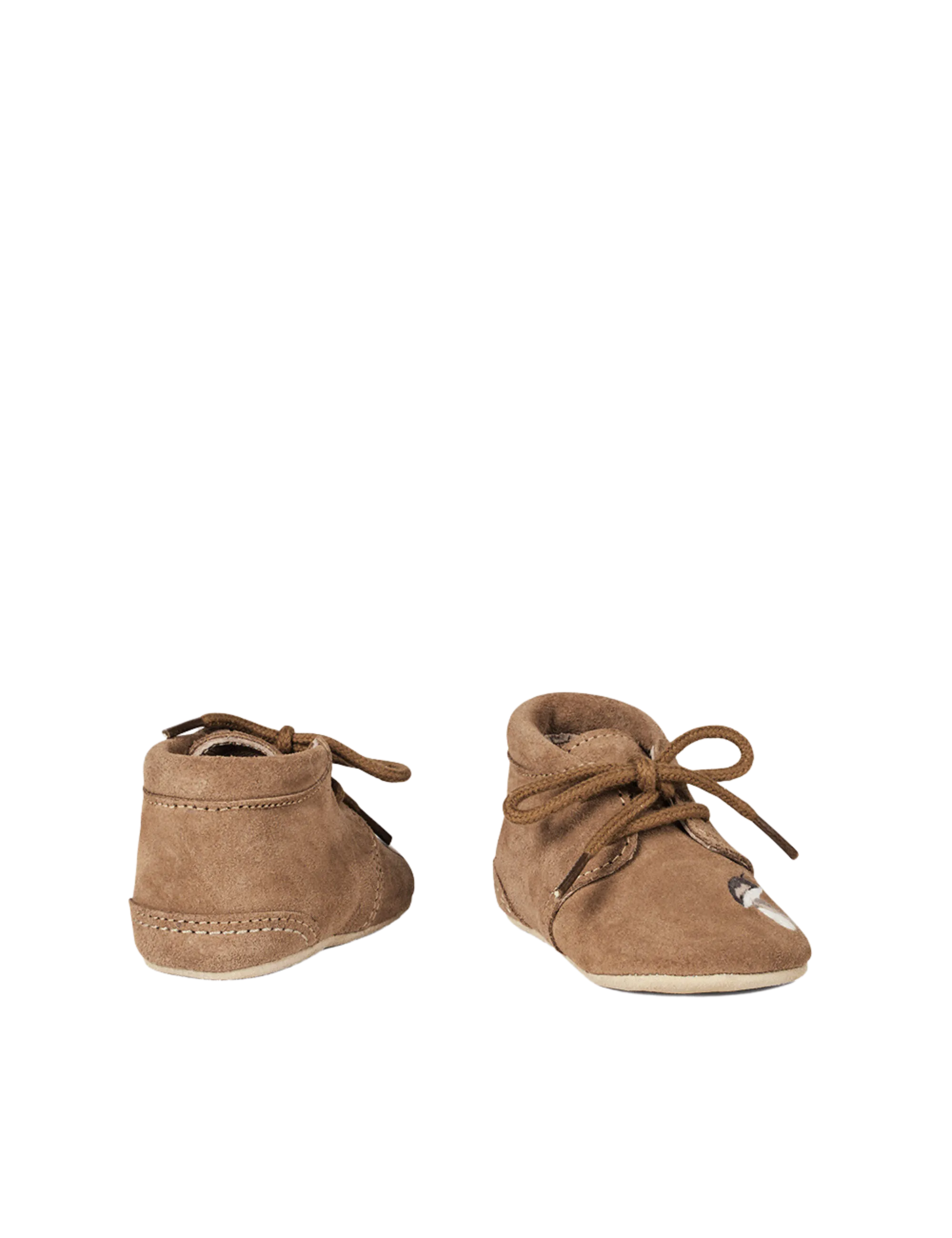Woodland Crib Shoe - Mushroom