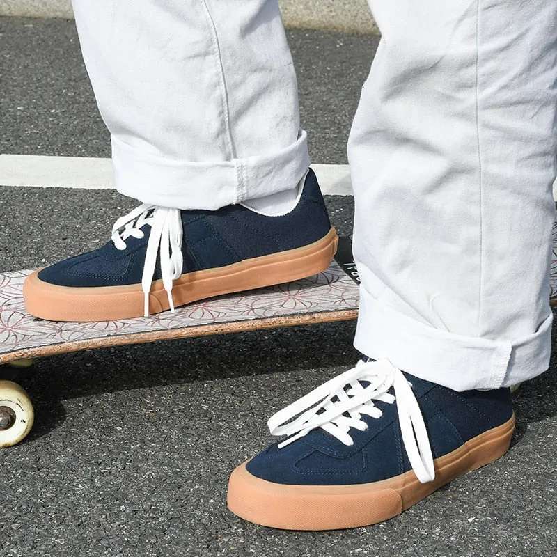 xiangtuibao Blue Skate Casual Shoes Walking Suede Sneakers for Men Skateboarding Shoe BMX Unisex Tennis Big Size Feetwear BMX