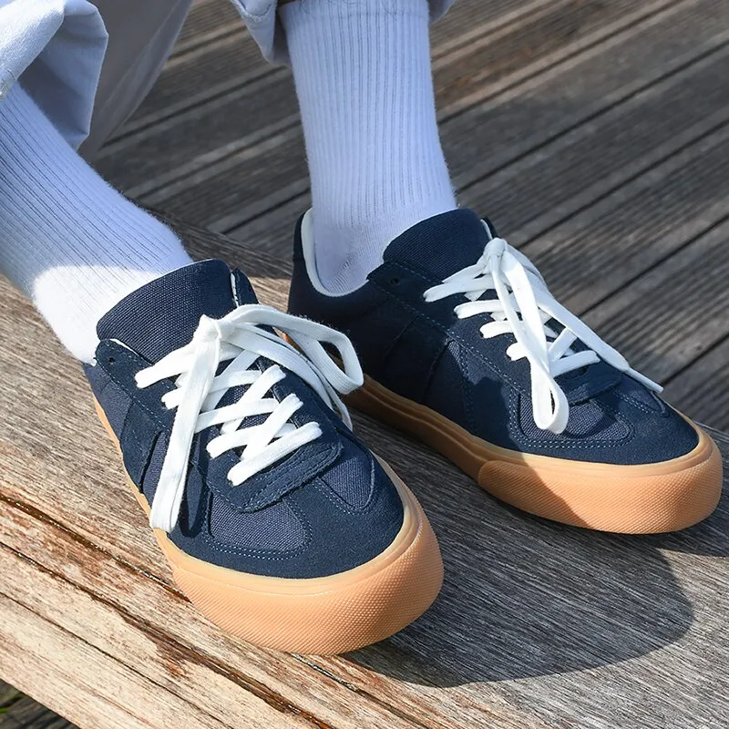 xiangtuibao Blue Skate Casual Shoes Walking Suede Sneakers for Men Skateboarding Shoe BMX Unisex Tennis Big Size Feetwear BMX