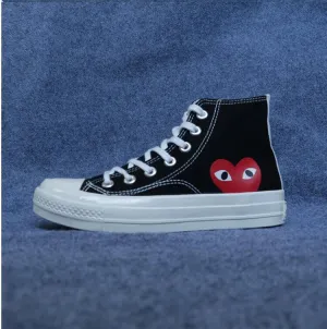 xiangtuibao Men Spring PLAY Black CDG 1970s All cool star High/Low top Unisex women Skateboarding Shoes sapato feminino zapatos de mujer