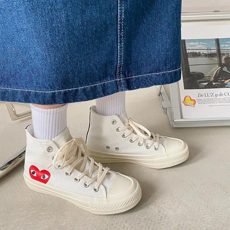 xiangtuibao Men Spring PLAY Black CDG 1970s All cool star High/Low top Unisex women Skateboarding Shoes sapato feminino zapatos de mujer