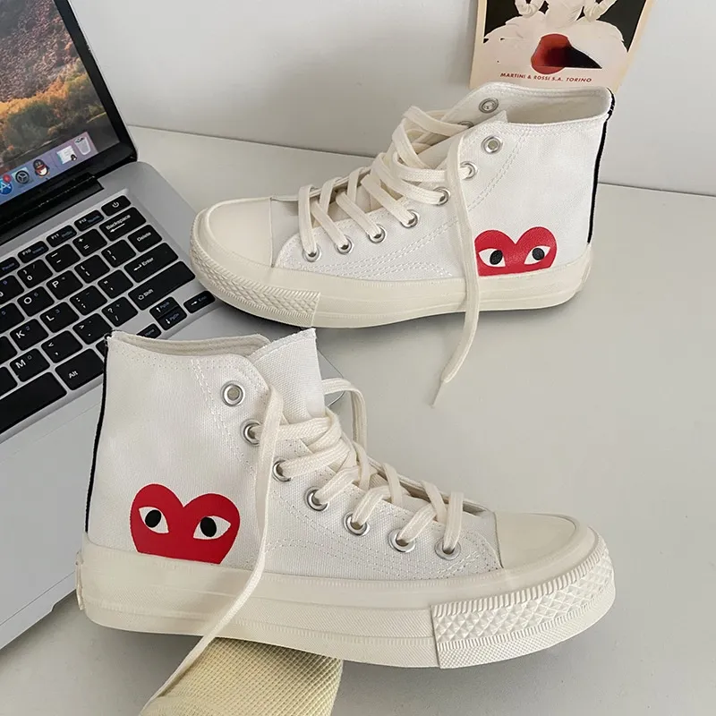 xiangtuibao Men Spring PLAY Black CDG 1970s All cool star High/Low top Unisex women Skateboarding Shoes sapato feminino zapatos de mujer